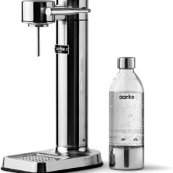 aarke - Carbonator III Premium Carbonator-Sparkling & Seltzer Water Maker-Soda Maker with PET Bottle (Stainless Steel)