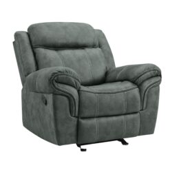 Picket House Furnishings Tasso Charcoal Polyester Upholstered Glider