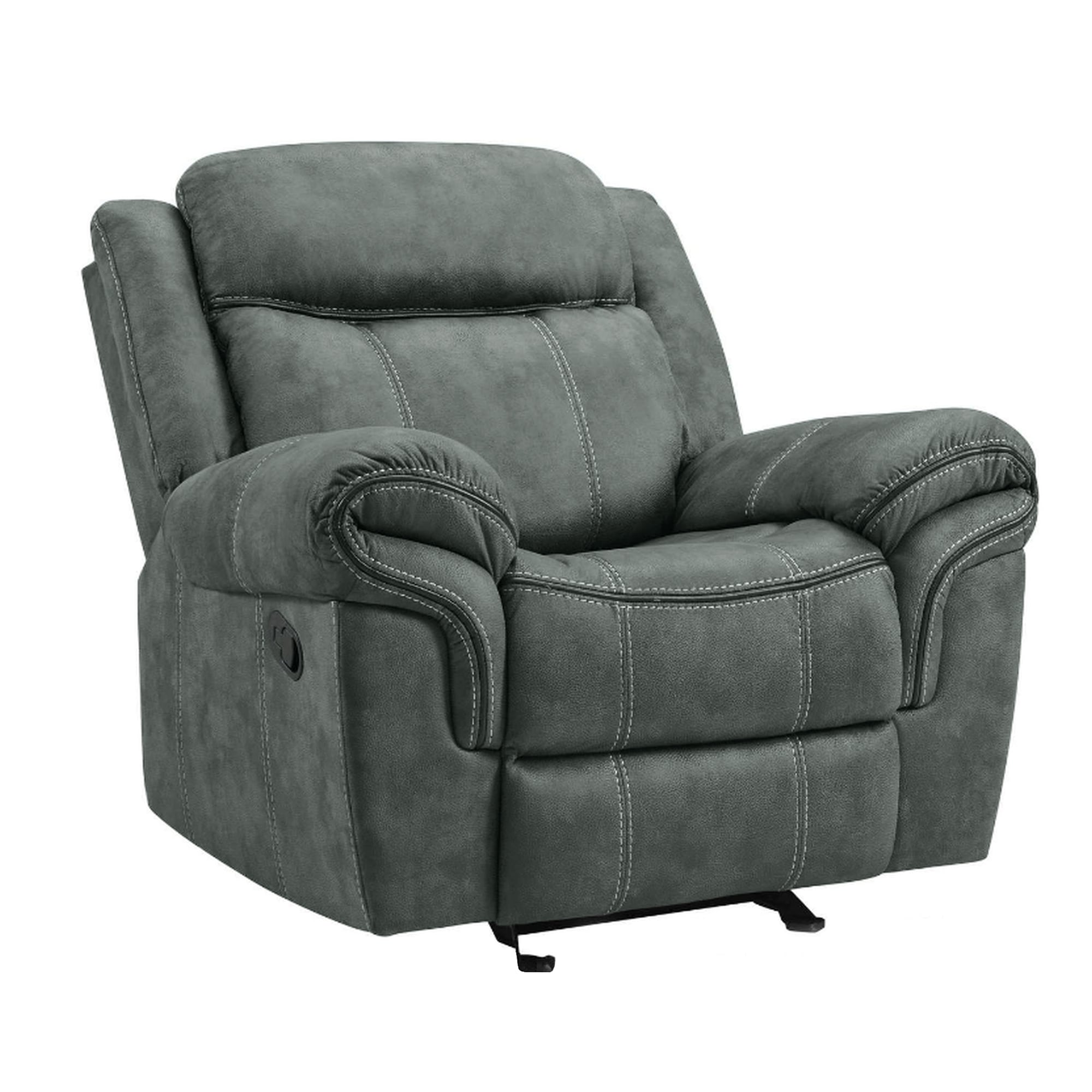 Picket House Furnishings Tasso Charcoal Polyester Upholstered Glider