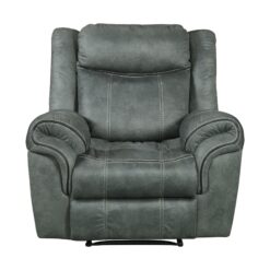 Picket House Furnishings Tasso Charcoal Polyester Upholstered Glider
