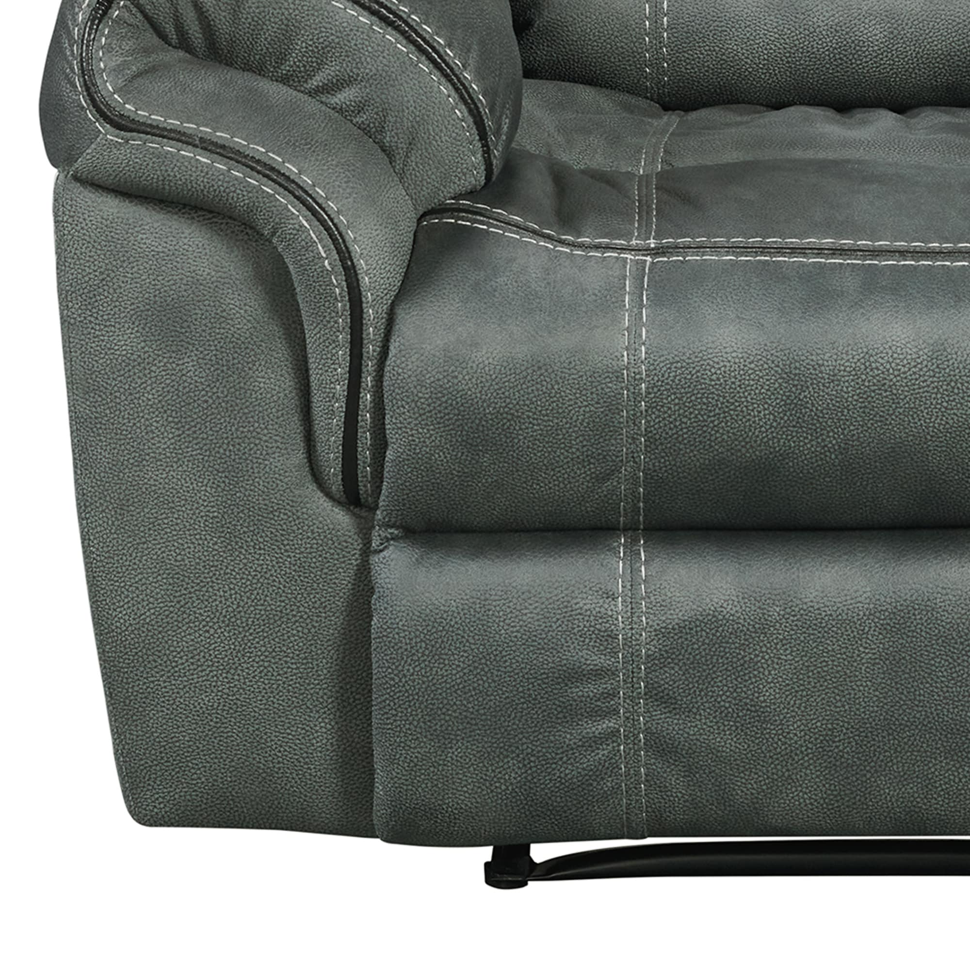 Picket House Furnishings Tasso Charcoal Polyester Upholstered Glider