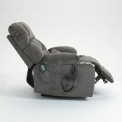 LOVMOR Lift Chair for Big and Tall Person with Inconvenient Legs: High Density Foam Lift Sofa with Heat and Massage 2 Pockets 2 Cup Holder 2 Remote OKIN Motor