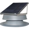 Skyview Solar Attic Fans Grey Aluminum Roll Power Roof Vent