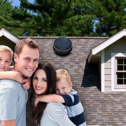 Skyview Solar Attic Fans Grey Aluminum Roll Power Roof Vent
