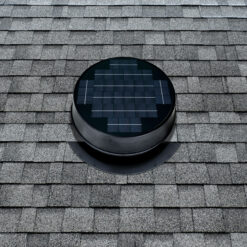 Skyview Solar Attic Fans Grey Aluminum Roll Power Roof Vent