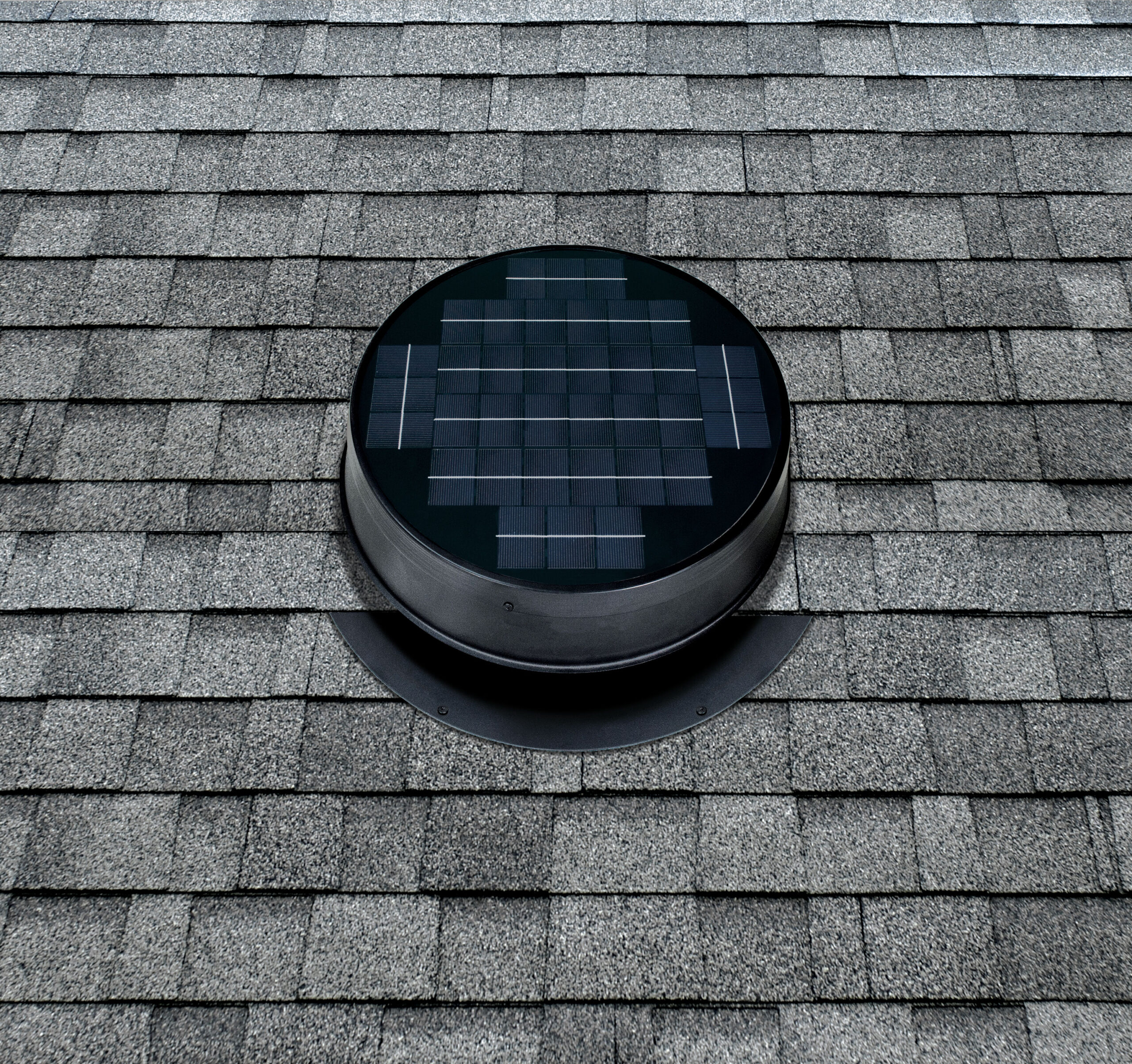 Skyview Solar Attic Fans Grey Aluminum Roll Power Roof Vent
