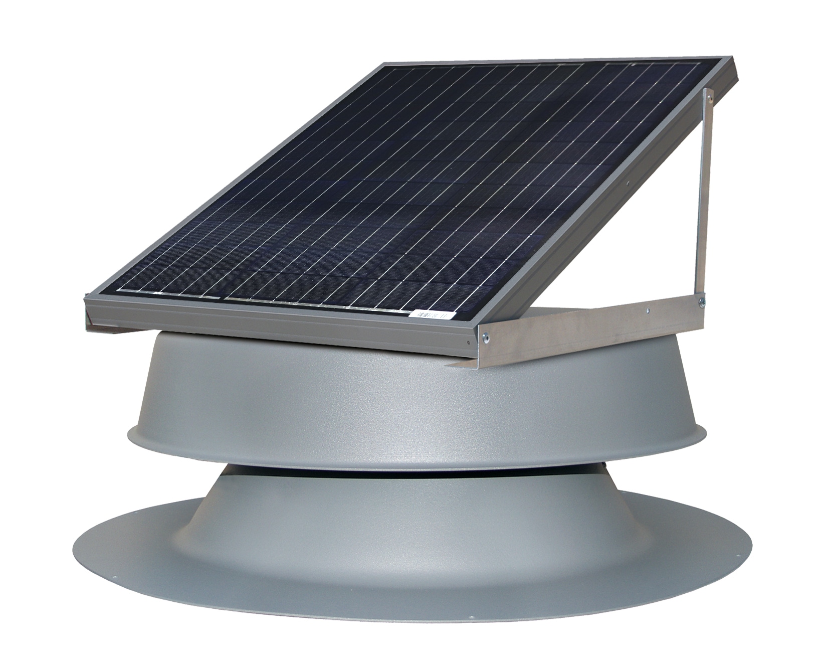 Skyview Solar Attic Fans Black Aluminum Roll Power Roof Vent