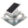 Master Flow 525 -CFM Mill Galvanized steel Solar Power Roof Vent