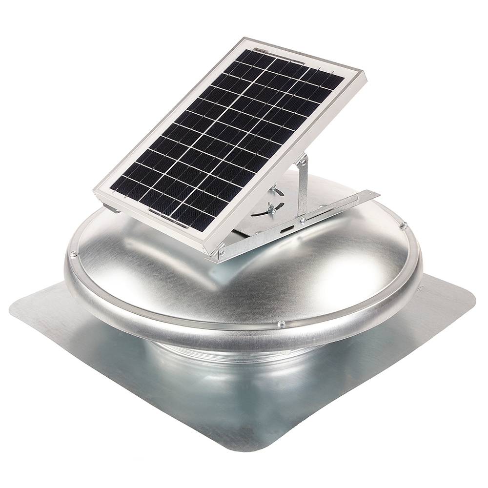 Master Flow 525 -CFM Mill Galvanized steel Solar Power Roof Vent