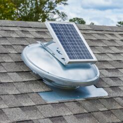 Master Flow 525 -CFM Mill Galvanized steel Solar Power Roof Vent