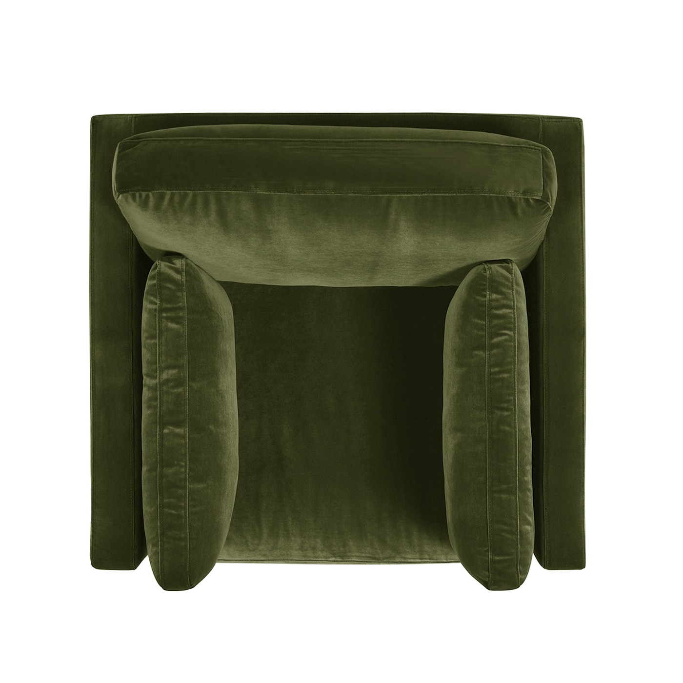 Jennifer Taylor Home Knox 36-in W Farmhouse Olive Green Velvet Accent Armchair