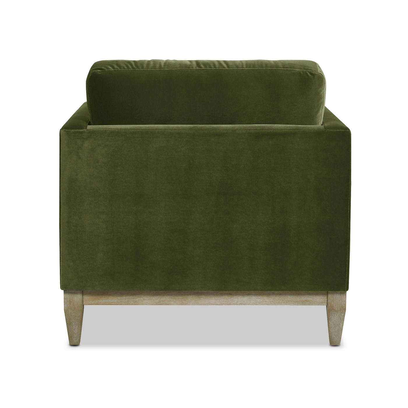 Jennifer Taylor Home Knox 36-in W Farmhouse Olive Green Velvet Accent Armchair