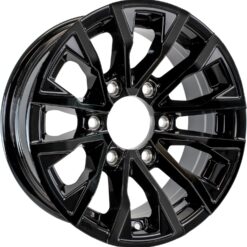eCustomrim Aluminum Trailer Wheel 15X6 15 Inch Edge Style 6 Lug On 5.5 Inch Center Rim 3.75 Center Bore