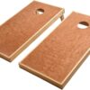GoSports 4 ft x 2 ft Commercial Grade Cornhole Boards Set - Natural Wood Cornhole Boards, Choose from Different Bean Bag Color Combinations