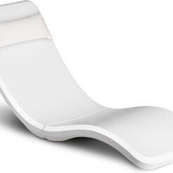 GoSports Coast Modern in Pool Lounge Chair - Waterproof & Weighted Chaise Lounger - Outdoor Pool Furniture for Patio or in Baja Shelf