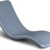 GoSports Coast Modern in Pool Lounge Chair - Waterproof & Weighted Chaise Lounger - Outdoor Pool Furniture for Patio or in Baja Shelf - Stone Blue