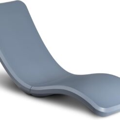 GoSports Coast Modern in Pool Lounge Chair - Waterproof & Weighted Chaise Lounger - Outdoor Pool Furniture for Patio or in Baja Shelf - Stone Blue