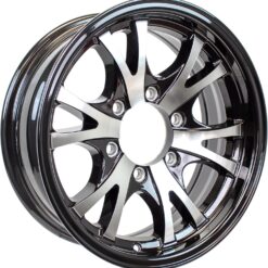 eCustomrim Aluminum Trailer Wheel 16X6 16 Inch Machined Lip Style 6 Lug On 5.5 Inch Center Rim