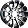 eCustomrim Aluminum Trailer Wheel 16X6 16 Inch Avalanche Black Modular 6 Lug On 5.5 Inch Center