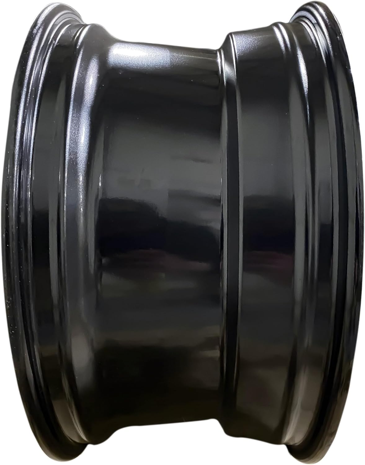 eCustomrim 18x9 Trailer Wheel Gloss Black Turismo Machined Face 5 Lug On 4.5 Center 18x9 Rim
