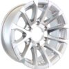 eCustomrim Aluminum Trailer Wheel 15X6 15 Inch Avalanche Style 6 Lug On 5.5 Inch Center Rim