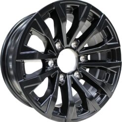 eCustomrim Aluminum Trailer Wheel 16X6 16 Inch Edge Style 6 Lug On 5.5 Inch Center Rim 3.75 Center Bore