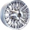 eCustomrim Aluminum Trailer Wheel 16X6 16 Inch Evolution Silver Grey 8 Lug On 6.5 Inch Center Rim