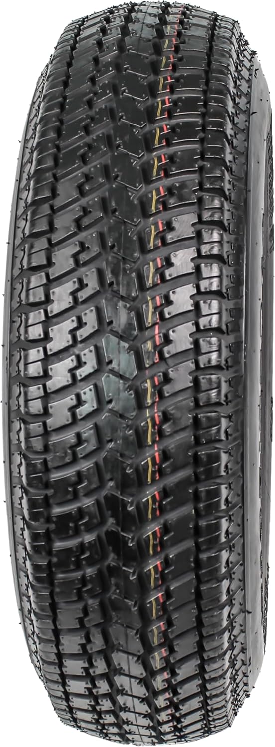 eCustomrim Trailer Tire Rim Assembly ST215/75D14 14 Inch Load Range C 5 Lug White Wheel - 2 Year Warranty w/Roadside