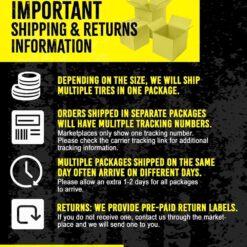 eCustomrim 2-Pack Heavy Duty Highway Trailer Tire 8-14.5 ST On 6X14.5 14.5X6 Wheel RV Mobile Home Load H 16 Ply w/ 2 Year Warranty and Roadside