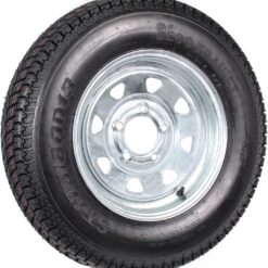 eCustomrim 2-Pack Trailer Tire Rim Assembly ST175/80D13 175/80 13 Inch 5 Lug Galvanized Wheel - 2 Year Warranty w/Free Roadside
