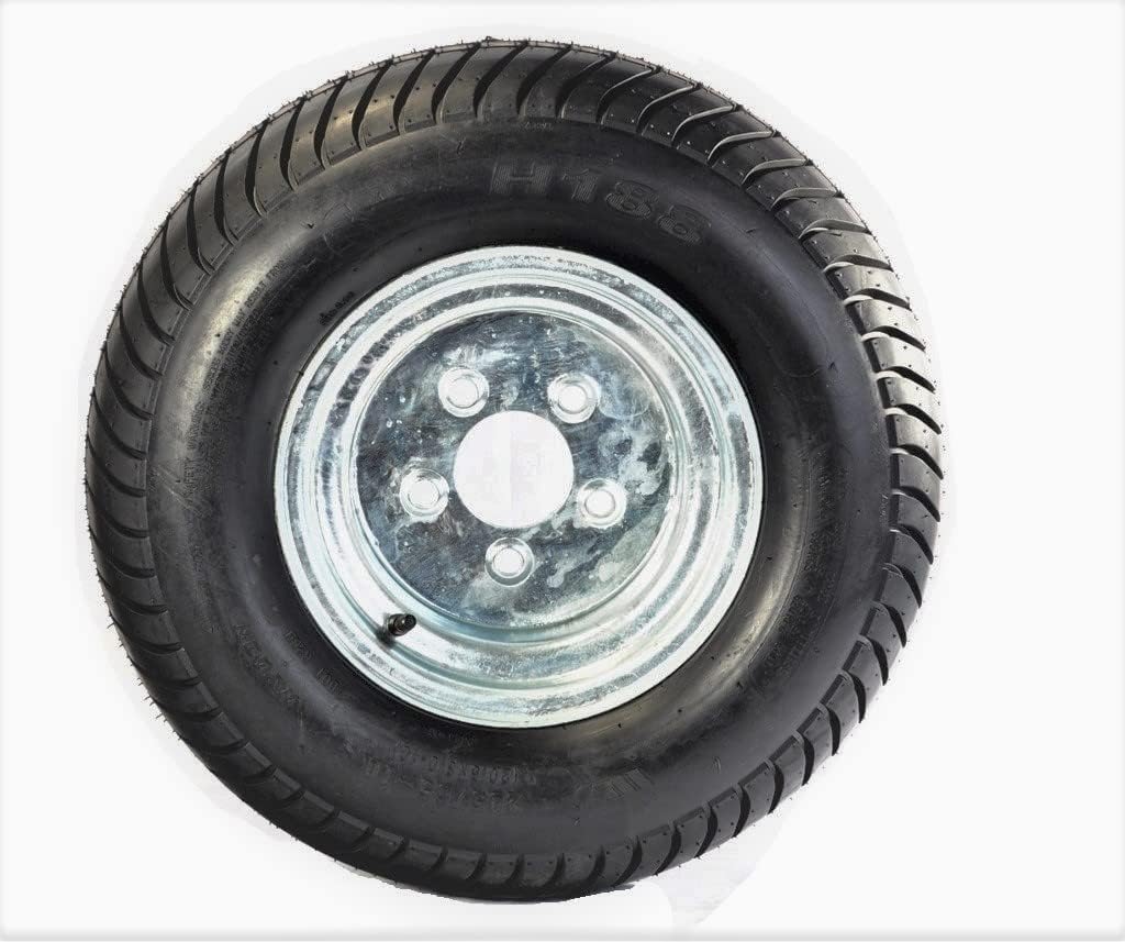 eCustomrim 2-Pack Trailer Tire Rim 20.5X8-10 205/65-10 20.5X8.0-10 10 Inch 5 Lug Galvanized Load C Wheel - 2 Year Warranty w/Roadside