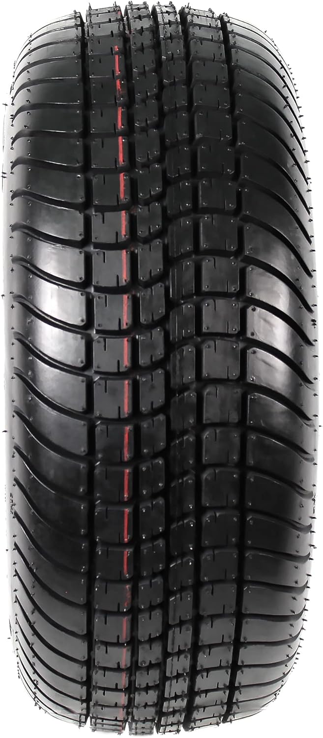 eCustomrim 2-Pack Trailer Tire Rim 20.5X8-10 205/65-10 20.5X8.0-10 10 Inch 5 Lug Galvanized Load C Wheel - 2 Year Warranty w/Roadside