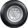 eCustomrim Radial Trailer Tire On Silver Grey Rim ST235/80R16 16 Inch Load Range E 6 Lug Wheel - 6 Year Warranty w/Roadside