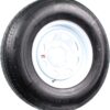 eCustomrim 2-Pack Radial Trailer Tire Rim ST235/80R16 16 Inch Load E 6 Lug White Spoke Wheel - 6 Year Warranty w/Roadside