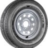 Trailer Tire Fits Goodyear Endurance ST205/75R14 205/75R14 LRD On Silver Grey Modular Rim 5 Lug