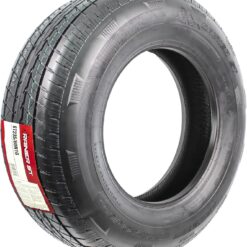 eCustomrim ST235/80R16 DEEP TREAD Heavy Duty Steel Belted Radial Trailer Tire Load E With Curb Guard - 6 Year Warranty w/Free Roadside