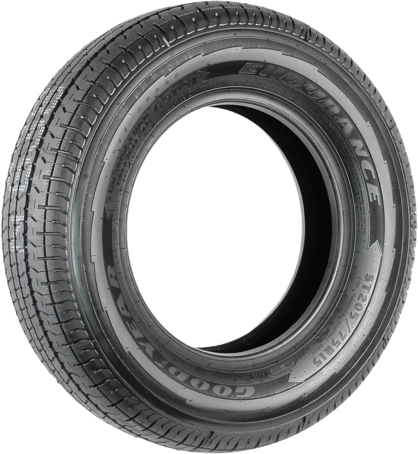 2-Pack Fits Goodyear Endurance All Season Radial Tire ST205/75R15 D/8 107N