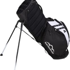 Sun Mountain Men's Eclipse 4.5 Lightweight VLO Hybrid Stand Golf Bag, 14-Way Top, 2025 Model, Black White