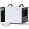 Waykar 125 Pint Crawl Space Dehumidifier with Pump & Drain Hose for Basements, Commercial & Water Damage Spaces up to 6500 Sq. Ft., Compact, Strong Dehumidification, 5-Year Quality Coverage