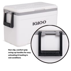 Igloo 25 QT Marine Hard Sided Cooler, White