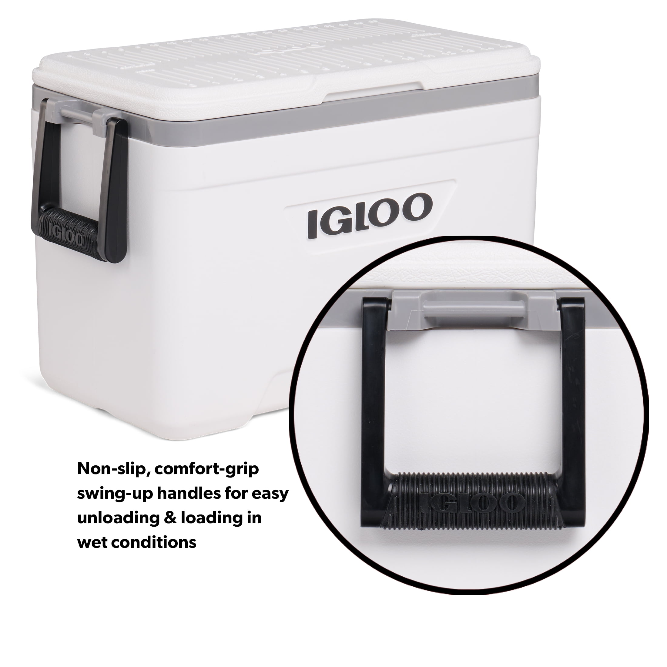 Igloo 25 QT Marine Hard Sided Cooler, White