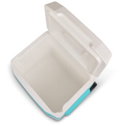 Igloo 16 QT Laguna Hard Side Ice Chest Cooler with Wheels, Aqua Blue