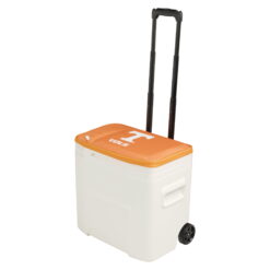 University of Tennessee Volunteers 28 QT Laguna Soft Top Wheeled Cooler by Igloo, White and Orange