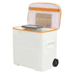 University of Tennessee Volunteers 28 QT Laguna Soft Top Wheeled Cooler by Igloo, White and Orange