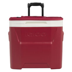 University of Arkansas Razorbacks 28 QT Laguna Soft Top Wheeled Cooler by Igloo, Red