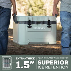 Igloo 50 QT Overland Ice Chest Cooler, White