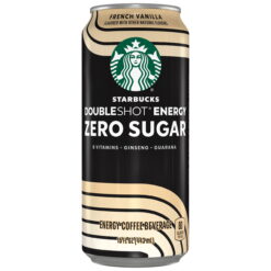 Starbucks Zero Sugar French Vanilla Doubleshot Coffee Energy Drink, 15 fl oz Cans, 12 pack