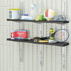 Suncast 10-in x 49.65-in Black Resin Storage Shed Shelf
