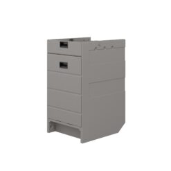 Suncast 22.25-in x 18.5-in Gray Resin Storage Shed Drawer