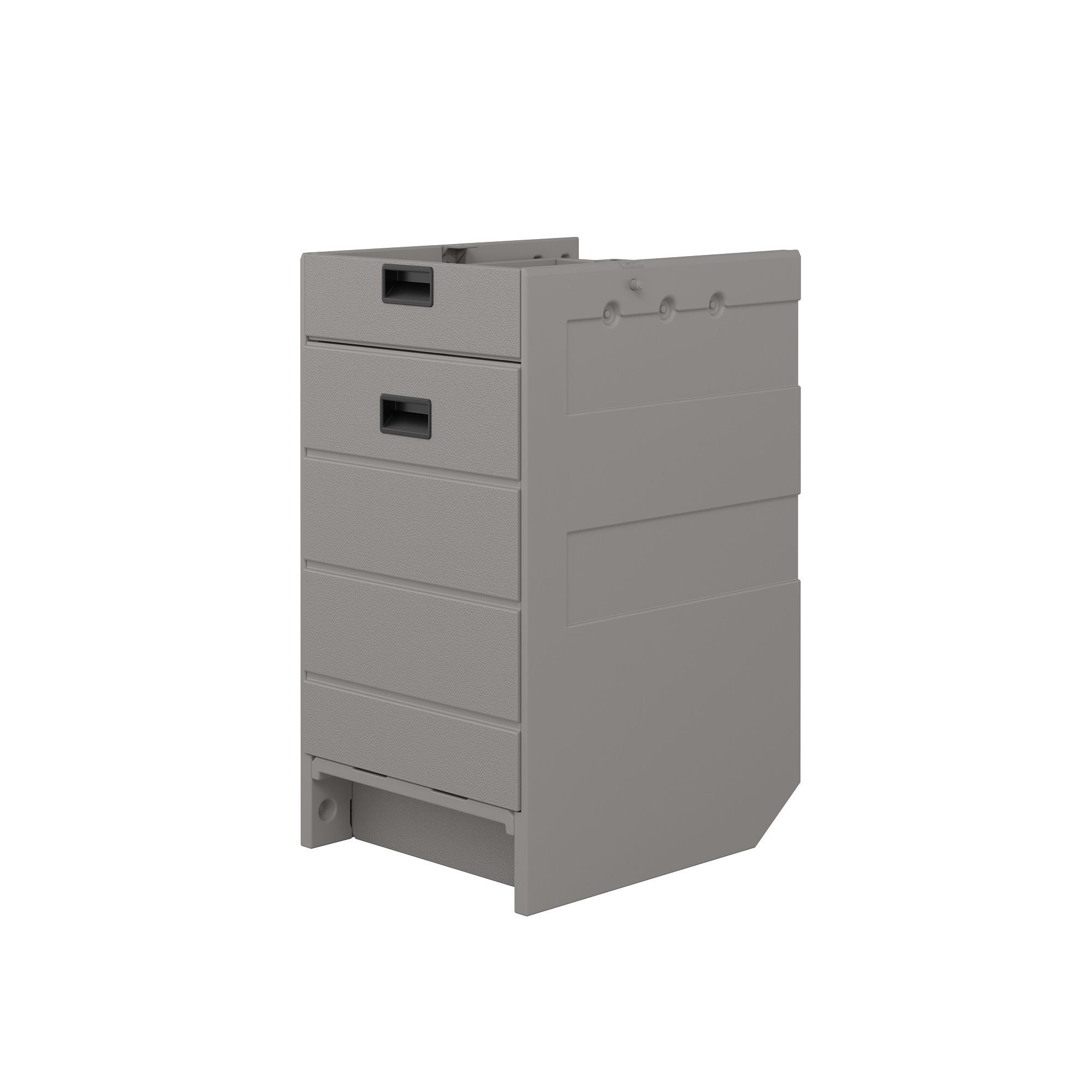 Suncast 22.25-in x 18.5-in Gray Resin Storage Shed Drawer